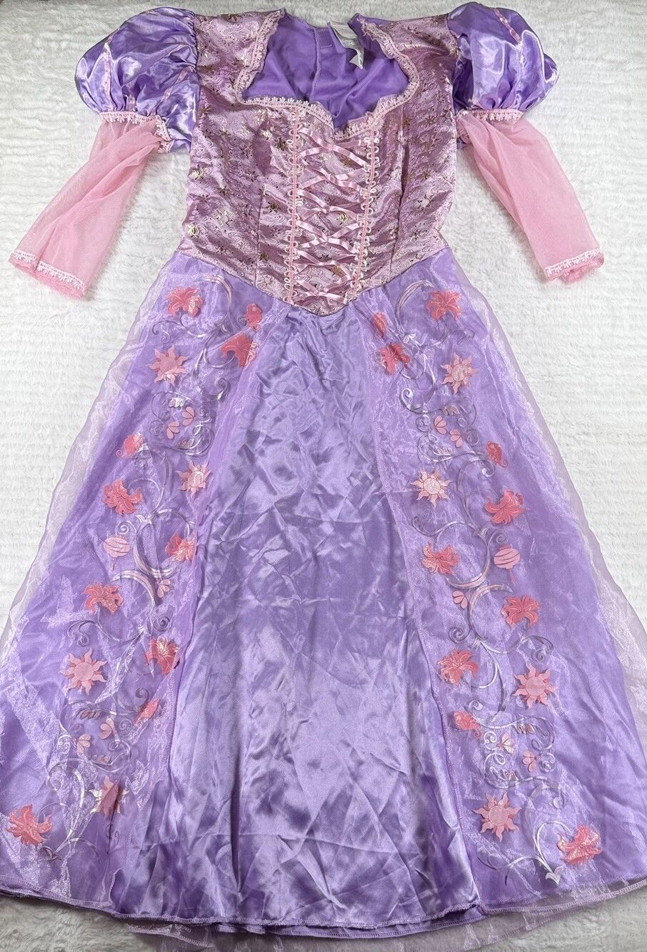 Official Disney Licensed Youth Rapunzel Dress Sz M (8/10) Halloween Costume